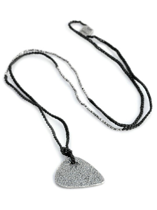 楽天市場】M.Cohen エムコーエン 【 Silver Guitar Pick Necklace 