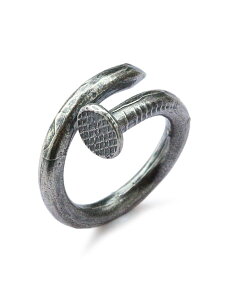 M.Cohen �G���R�[�G�� �y Casted Silver Nail Ring [ R-101007-SLV-SLV ] �L���X�g �V���o�[�l�C�������O �z[ ���K�i ] �w�� �B �N�M �� 925 �y�A �v���[���g ���j�Z�b�N�X �����Y ���f�B�[�X �y �������� �z