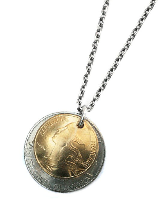 楽天市場】BELIEVEINMIRACLE ビリーブインミラクル 【 W COIN NECKLACE 