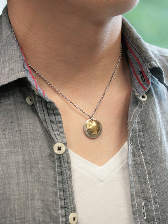 楽天市場】BELIEVEINMIRACLE ビリーブインミラクル 【 W COIN NECKLACE 