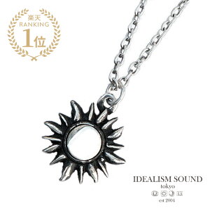 IDEALISM SOUND CfAYTEh y Sun Necklace ( Silver ) [ No.11109 ] TlbNX Vo[ z[ Ki ] y_g Vo[ I[o`F[ 약 z   925 Mtg v[g jZ