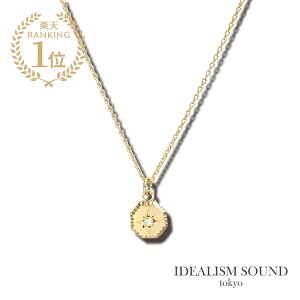 IDEALISM SOUND CfAYTEh y Diamond K10 Gold Necklace [ NO.14010 ] S[h _Ch lbNX z[ Ki ] y_g CG[S[h r[ `F[  v[g jZbNX