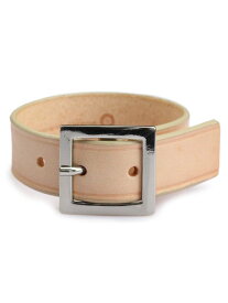 ON THE SUNNY SIDE OF THE STREET オン ザ サニー サイド オブ ザ ストリート 【 Leather Bracelet (Beige) レザー ブレスレット ( ベージュ ) 】[ 正規品 ] ベルト 上質革 シンプル シルバー ペア ギフト プレゼント ユニセックス メンズ レディース