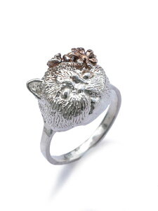 HOASHI YUSUKE �z�A�V���E�X�P �y JOY ������Ԃ��炢���L �G�L�]�`�b�N�V���[�g�w�A (Silver) �z[ ���K�i ] �����O �w�� �L���b�g �l�R �A�j�}�� ���� �t�����[ �X�^�[�����O�V���o�[ �� 925 �y�A �M