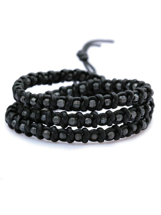 楽天市場 Chan Luu チャンルー ブラックビーズ レザー ブレスレット Bsm 16 正規品 3連ラップ 腕輪 スターリングシルバー 銀 黒 革 925 ペア プレゼント ギフト ユニセックス メンズ レディース 人気 ブランド おしゃれ 送料無料