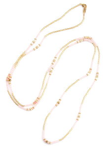 Chan Luu `[ y PINK MIX LAYERING NECKLACE [ NGZ-10838 ] sN ~bNX CO lbNX z[ Ki ] 2A uXbg 3way S[hr[Y sNIp[ NX^ VR  M