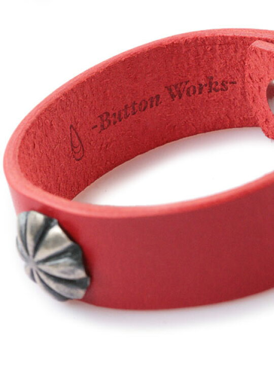 楽天市場】Button Works ボタンワークス 【 Concho Bracelet Red 