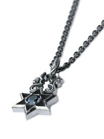 FUNKOUTS ファンクアウツ 【 Hexagram Pendant / ヘキサグラム ペンダント 】[ 正規品 ] ネックレス スター 六芒星 アレキサンドライト シルバー925 銀 ネックレスチェーン 宝石 星 プレゼント ペア メンズ レディース ユニセックス 人気 ブランド おしゃれ 【 送料無料 】