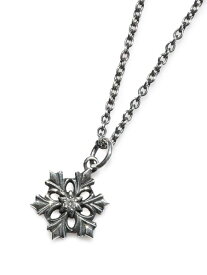 FUNKOUTS ファンクアウツ 【 Snow Comet Necklace / スノー コメット ネックレス 】[ 正規品 ] ペンダント ネックレスチェーン ほうき星 星 キュービックジルコニア 雪 結晶 一粒 シルバー925 プレゼント ペア メンズ レディース 人気 ブランド おしゃれ 【 送料無料 】