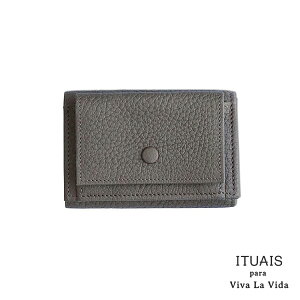 ITUAIS �C�g�D�A�C�X �y Compact Wallet ( Greige ) �R���p�N�g �E�H���b�g 3�܂���z �O���[�W�� �z[ ���K�i ] �O���[�x�[�W�� �R�C���P�[�X �D���� �������U�[ �v���z ������ ���K���� �v���[���g 
