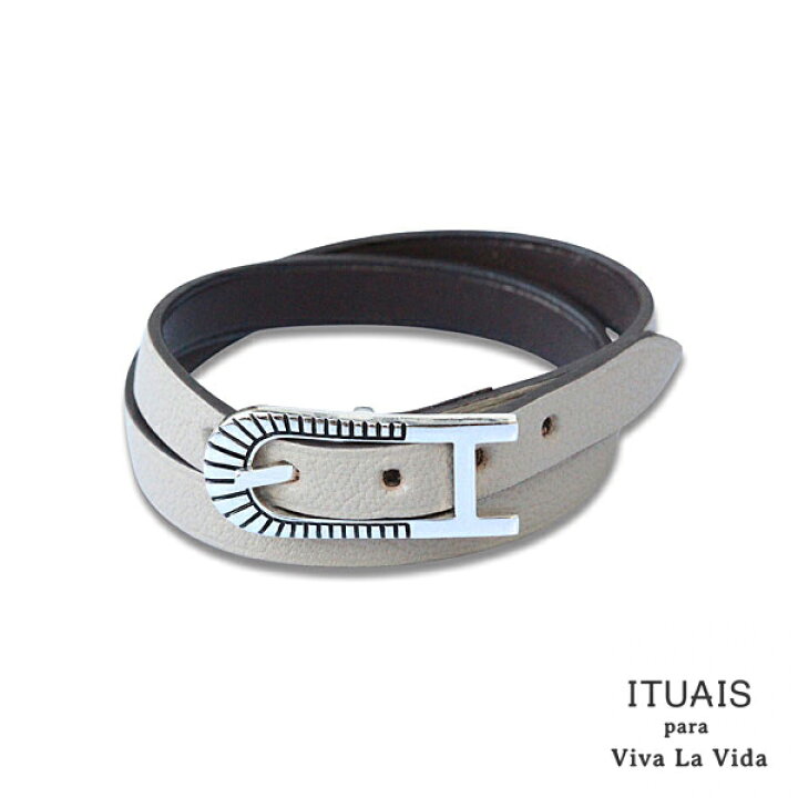 楽天市場】ITUAIS イトゥアイス 【 Gaúcho Bracelet ( Beige 