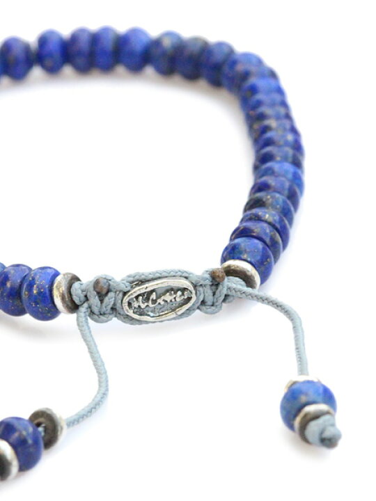 楽天市場】M.Cohen エムコーエン 【 stacked blue lapis bead bracelet 