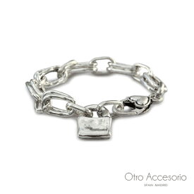 Otro Accesorio オトロ アクセソリオ 【 Texture Chain Heart Bracelet (Bag Charm) / テクスチャー チェーン ハート ブレスレット ( バッグチャーム ) 】[ 正規品 ] プレゼント ギフト レディース ペア カップル つけっぱなし 人気 ブランド ニュアンス