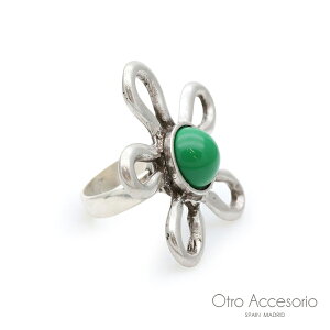 Otro Accesorio Ig ANZ\I y Green Pop Flower Ring / O[ |bv t[ O z[ Ki ] w  Vo[J[  F 傫 v[g Mtg fB[X 킢 