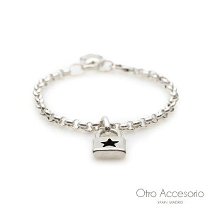 Otro Accesorio Ig ANZ\I y Star Lock Charm Bracelet / X^[ bN `[ uXbg z[ Ki ] Vo[J[  JM  Vv v[g Mtg fB[X Y jZ