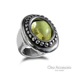 Otro Accesorio �I�g�� �A�N�Z�\���I �y YELLOW MOSAIC RING / �C�G���[ ���U�C�N �����O �z[ ���K�i ] �w�� �V���o�[�J���[ ���F ��F �傫�� �v���[���g �M�t�g ���f�B�[�X ���킢�� ������� �l�C �C�O