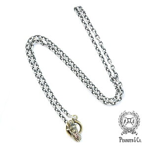 PEANUTS&CO. s[ibcJpj[ y BERO PEANUTS CHAIN 2 SILVER X BRASS (ROUND) / xs[ibc lbNX (Eh) z[ Ki ] Vo[ 925  yA v[g Mtg jZbNX Y fB