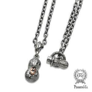 PEANUTS&CO. s[ibcJpj[ y BERO TATTOO PEANUTS S Size Silver × K10 Pink Gold + Peanuts Silver Chain x ^gD[ s[ibc ( Vo[ × sNS[h ) Vo[`F[ z[ Ki ] y_g