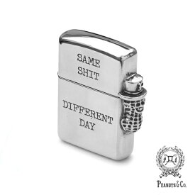 PEANUTS&CO. ピーナッツカンパニー 【 PEANUTS ZIPPO (Silver) / ピーナッツジッポー シルバー 】[ 正規品 ] ライター シルバー925 銀 プレゼント 【 送料無料 】