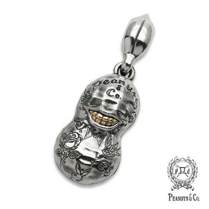 PEANUTS&CO. s[ibcJpj[ y NORMAL TATTOO PEANUTS ( slide ) Silver × K10 Yellow Gold L Size ^gD[ s[ibc XCh ( Vo[ × CG[S[h )z[ Ki ] y_ggbv L[`[