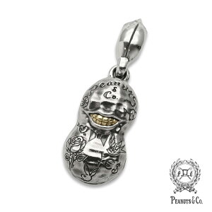 PEANUTS&CO. s[ibcJpj[ y NORMAL TATTOO PEANUTS ( slide ) Silver × K10 Yellow Gold M Size ^gD[ s[ibc XCh ( Vo[ × CG[S[h )z[ Ki ] y_ggbv L[`[