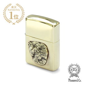 PEANUTS&CO. ピーナッツカンパニー 【 PHARAOHS HORSES ZIPPO (Brass) / ファラオズホースジッポー (ブラス) 】[ 正規品 ] ライター 馬 真鍮 プレゼント 【 送料無料 】