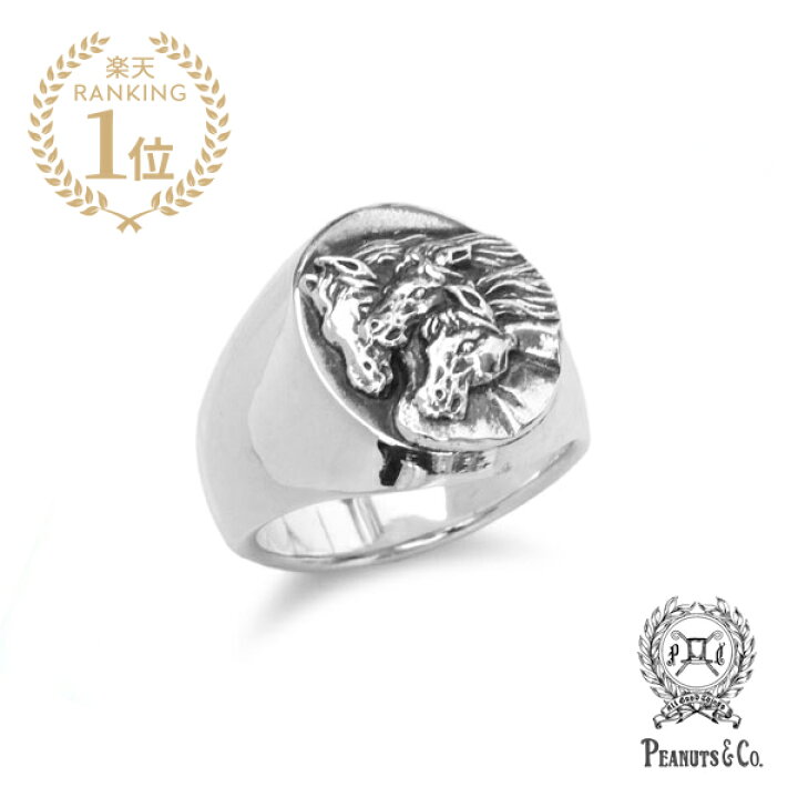 楽天市場】PEANUTS&CO. ピーナッツカンパニー 【 PHARAOHS HORSES RING 