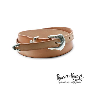 ROOSTERKING & CO. ���[�X�^�[�L���O&�J���p�j�[ �y Western Belt ( Natural ) / �E�G�X�^���x���g �i�`������ �z[ ���K�i ] ���U�[�x���g �v�x���g �{�v �x�[�W�� �u���E�� �o�b�N�� �����Y ���f�B�[�X �l