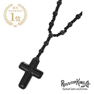 ROOSTERKING & CO. [X^[LO&Jpj[ y Black Cross Rosario Necklace ubN NX UIlbNX z[ Ki ] y_g r[Y [X R[h fBAXL CfBA v \