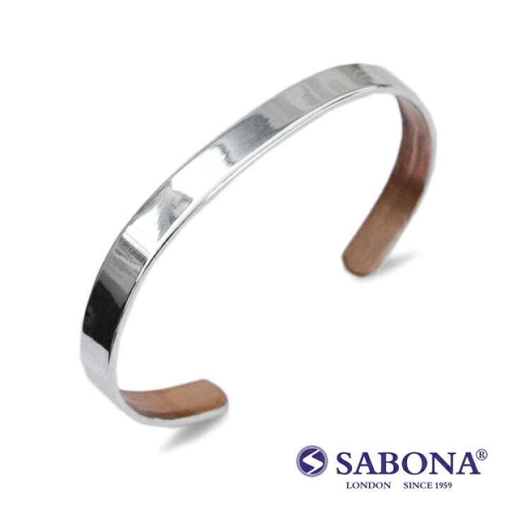 楽天市場】SABONA LONDON サボナ ロンドン 【 Plain Silver Cuff 