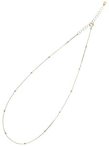 ON THE SUNNY SIDE OF THE STREET I U Tj[ TCh Iu U Xg[g y Swage chain with Dot Necklace [ 211-511N ] / `F[ lbNX z[ Ki ] lbNX`F[ hbg Vv ߉\ f