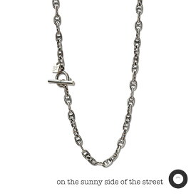ON THE SUNNY SIDE OF THE STREET オン ザ サニー サイド オブ ザ ストリート 【 Small Anchor Chain Necklace [212-111N] / スモール アンカーチェーンネックレス 】[ 正規品 ] ネックレスチェーン マンテル Tバー シルバー メンズ レディース ラリエット 【 送料無料 】