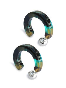 ON THE SUNNY SIDE OF THE STREET I U Tj[ TCh Iu U Xg[g y Tortoise Shell 30mm Hoop Pierced Earrings (Forest) 910-508P g[^XVFi[sAX ( tHXg ) z[ Ki ] KISSO _ul[ 