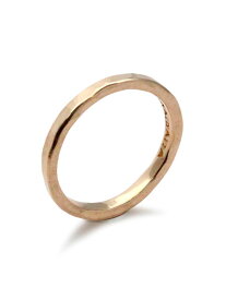 TSUNAIHAIYA ツナイハイヤ 【 Loose Ring (Pink Gold) ルーズ リング (ピンク ゴールド) 】[ 正規品 ] 指輪 細身 シンプル テクスチャー 重ね付け ギフト ペア プレゼント ユニセックス メンズ レディース 人気 ブランド おしゃれ）