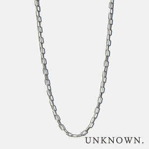 UNKNOWN. AmE y U115 " LCL CHAIN " NECKLACE / SILVER / lbNX z[ Ki ] `F[lbNX X^[OVo[ Vv  Mtg v[g jZbNX Y fB[X lC 