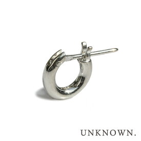 UNKNOWN. アンノウン 【 U305 NORM2/S PIERCE / SILVER / シルバー ピアス 】[ 正規品 ] フープピアス スターリングシルバー シンプル 片耳用 キャッチ一体型 銀 925 ペア ギフト プレゼント ユニセックス メンズ レディース 人気 ブランド おしゃれ おすすめ