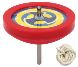 こま世界大会公式認定こま ツバメ ひも付き（色・柄指定不可）「正月 和玩具」3230078 （まとめ買い36個単位）