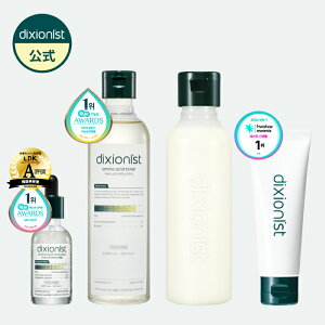 【正規販売店・日本国内発送】ディクショニスト アミノ酸肌キメケア4点セット トナー 150ml + ローション 150ml + アンプル 30ml + クリーム 50ml ふき取り化粧水 化粧水 アンプル 美容液 クリーム