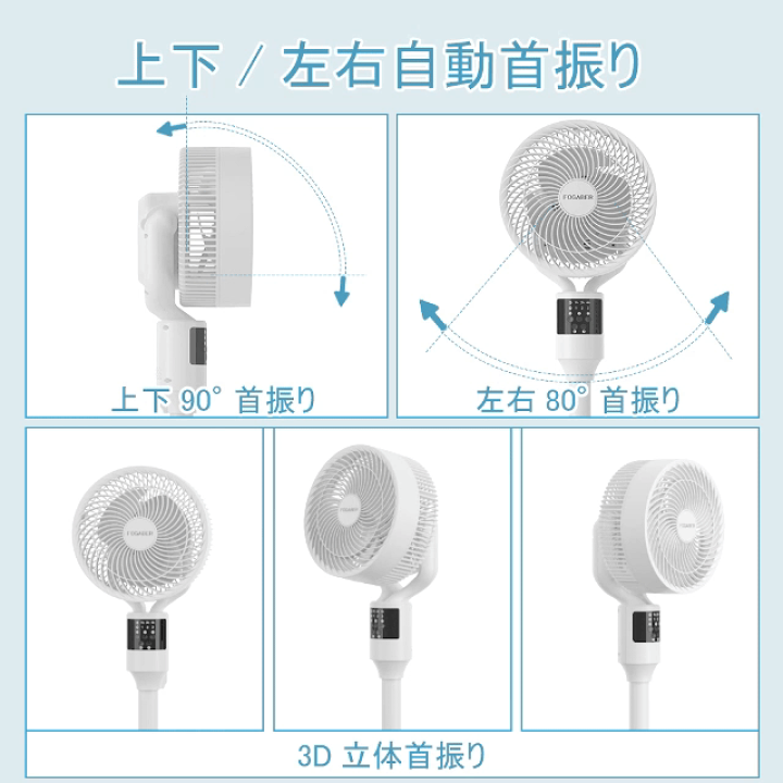 楽天市場】【☆最強翌日配送】サーキュレーター 扇風機 静音