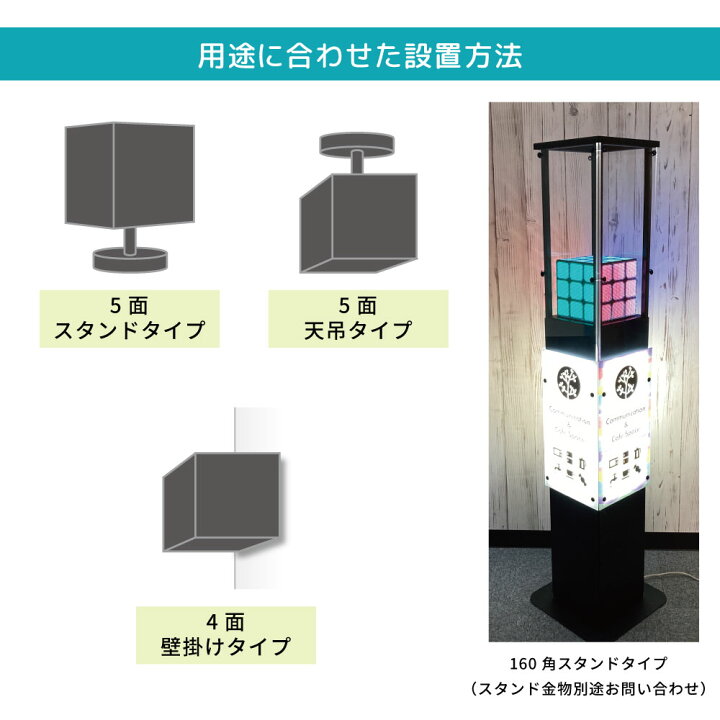 楽天市場】LEDキューブ p2.5 / イツキサイネージ キューブ型LED 