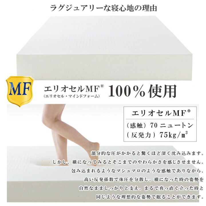 楽天市場】マニフレックス モデルEX II シングルサイズ マットレス 