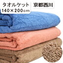 【在庫限り】京都西川 キングパイル タオルケット シングル 140×200 衿付き 綿100％ エコテックス;認証 コットン kin…
