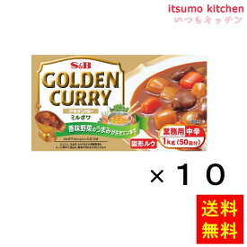 【送料無料】ゴールデンカレーB-5　1kg 1kgx10箱 エスビー食品