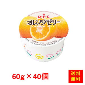 <冷凍> 【送料無料】 26763x40 オレンジゼリー 60 60gx40個入 大栄食品