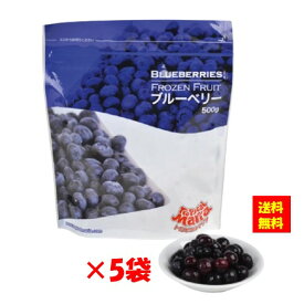 ＜冷凍＞ 【送料無料】 11830x5 トロピカルマリア チリ産 ブルーベリー 500gx5袋 アスク