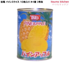 缶詰 パインスライス 10枚入 タイ産 3号缶 フルーツ 缶詰め 谷尾食糧工業