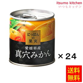 【送料無料】K&K にっぽんの果実 愛媛県産 真穴みかん 190gx24缶 国分グループ本社