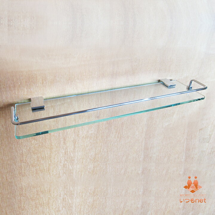 楽天市場 大手建材メーカー採用実績あり クリスタル シェルフ 落下防止枠つき ガラス 棚板 収納 収納家具 本棚 ラック 飾り棚 壁掛け 棚 壁 ビス付き ブラケット付き 飾り棚 ウォールシェルフ 壁付け 長押 スパイスラック シンプル ガラスシェルフ 株式会社いつもnet