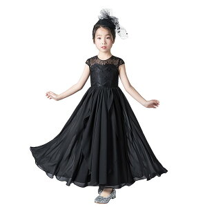 キッズドレス 子どもドレス 子供 ドレス ロング丈 発表会ドレス ジュニア 女の子 ロング コンクール 100/110/120/130/140/150/160/170cm Aラインドレス 結婚式 キッズ こども フォーマル ピアノ発表会