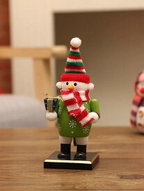 クリスマス 人形 雪だるま サンタクロース 人形 くるみ割り人形 木製 手作り おもちゃ ハンドメイド 置物 置き物 インテリアオブジェ 北欧雑貨 贈り物 ハロウィン かわいい 洋風 誕生日 キッズ 子供部屋装飾 ja022m3m3zr
